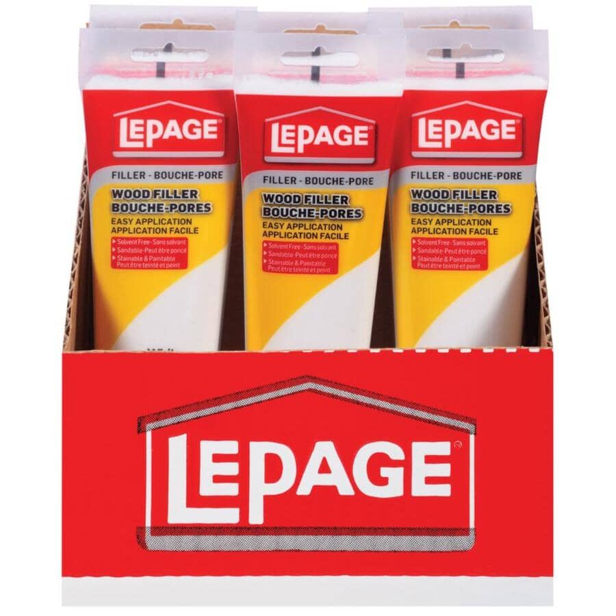 Tinted Wood Filler - White, 90 ml