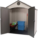 8' x 5' Outdoor Storage Shed - Desert Sand