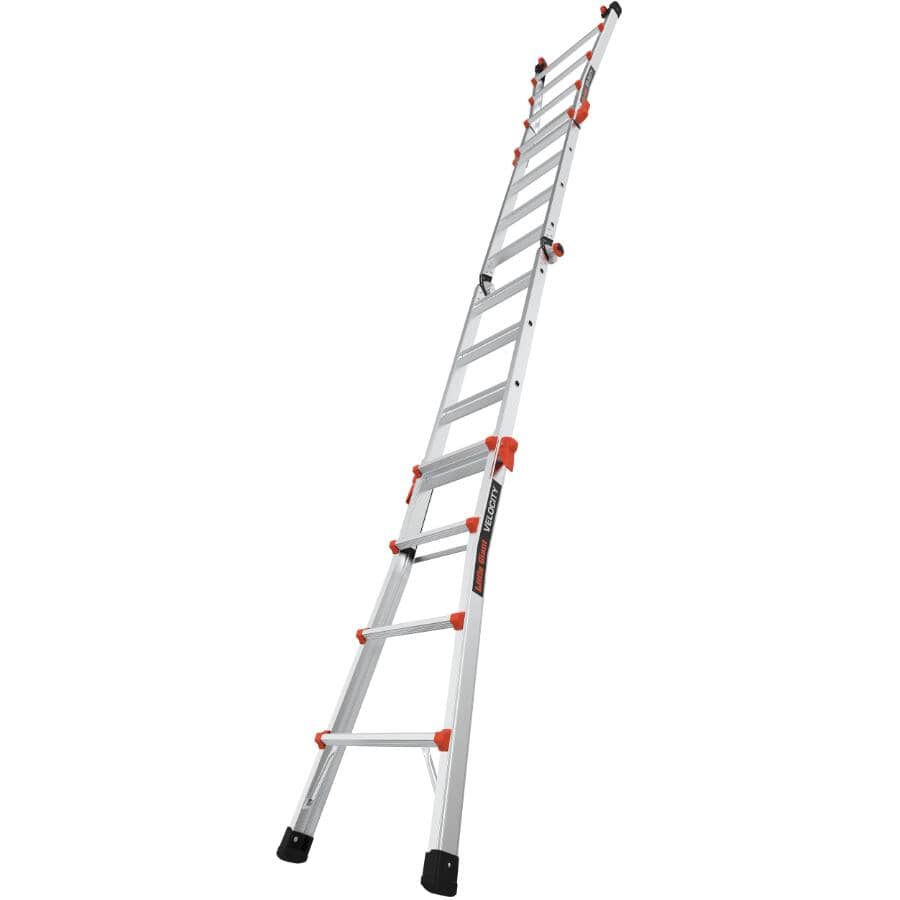 17' Velocity Aluminum Multi-Use Ladder - 300 lb Rated