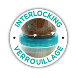 Interlock Container - 1.6 L, Teal