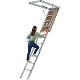 7'8" to 10'3" Aluminum Attic Ladder