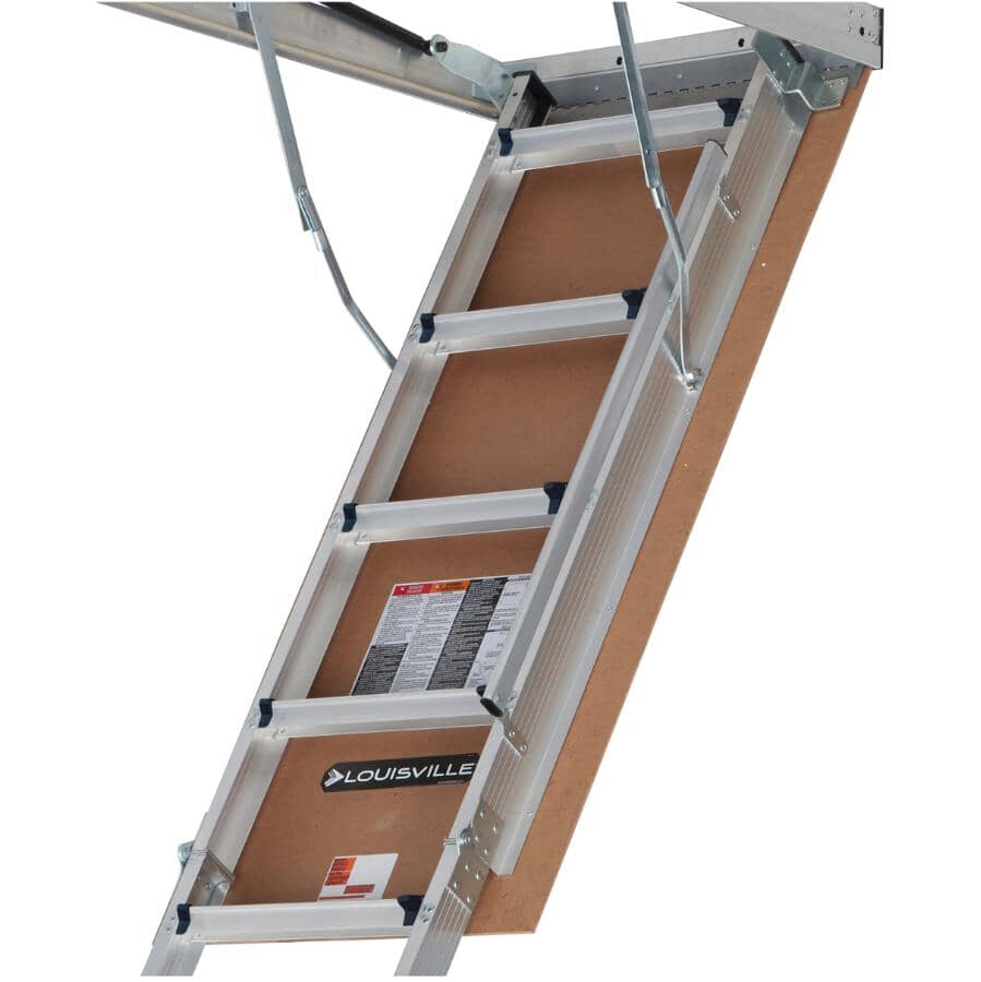 7'8" to 10'3" Aluminum Attic Ladder