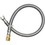 3/8" x 3/8" x 20" Braided Faucet Connector - Stainless Steel