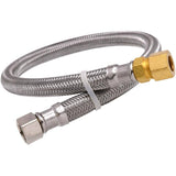3/8" x 3/8" x 20" Braided Faucet Connector - Stainless Steel