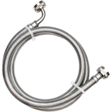 5' Washing Machine Connector Hose - with Elbow, Stainless Steel