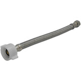 7/8" BC Nut x 3/8" Compression x 20" Toilet Tank Connector - Stainless Steel