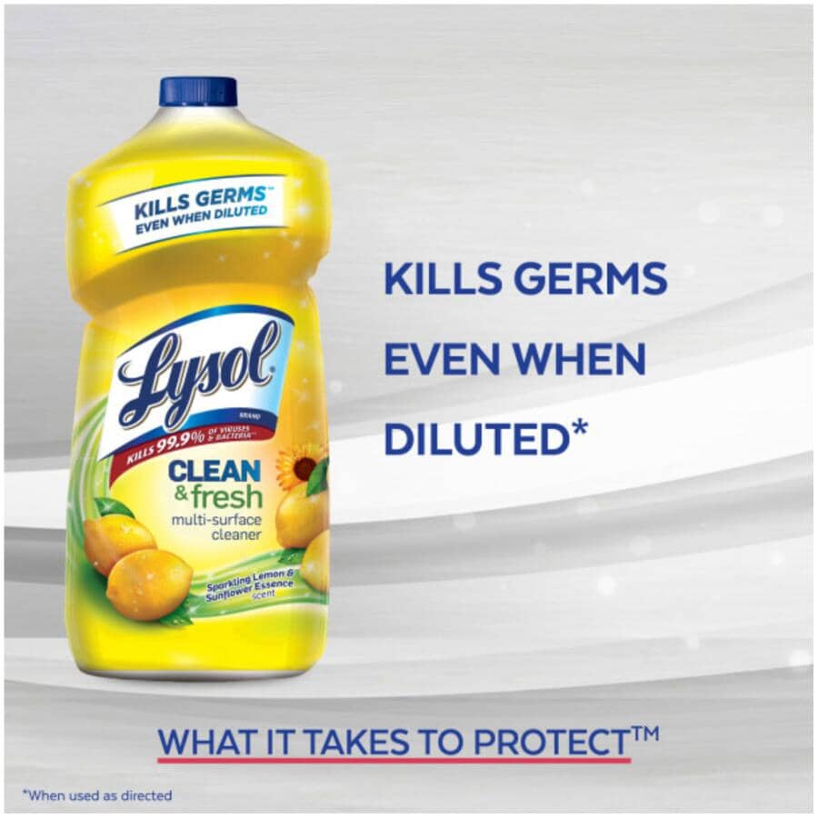 1.2L Lemon Scent All Purpose Disinfectant and Cleaner