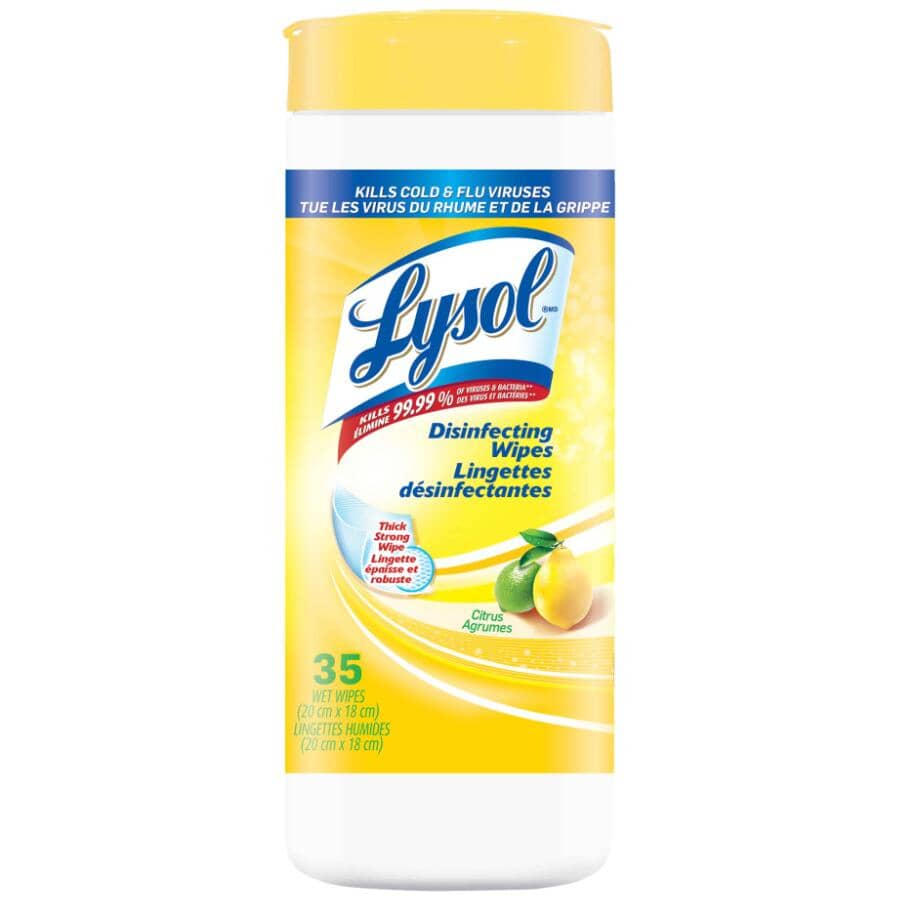 Citrus Disinfecting Wipes - 35 Pack