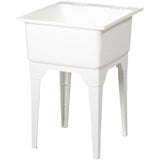 22.25" x 24.38" Polypropylene Laundry Tub - White