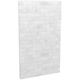 48" x 80'' Utile Marble Carrara Shower Back Wall