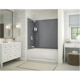 60" x 32" Utile 3 Piece Composite Tub Wall - Thunder Grey