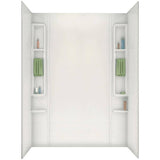 80" Finesse 5 Piece Polystyrene Tub Wall - White