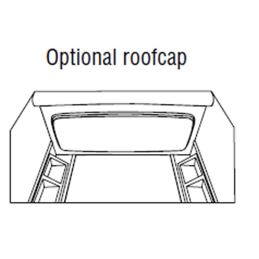 80" Finesse 5 Piece Polystyrene Tub Wall - White