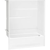 Gallery 2 Piece AcrylX Right Hand Tub and Shower Less Cap - 60" x 30", White