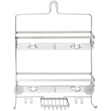Jumbo 2 Tier Shower Caddy - with Soap Dish, Chrome