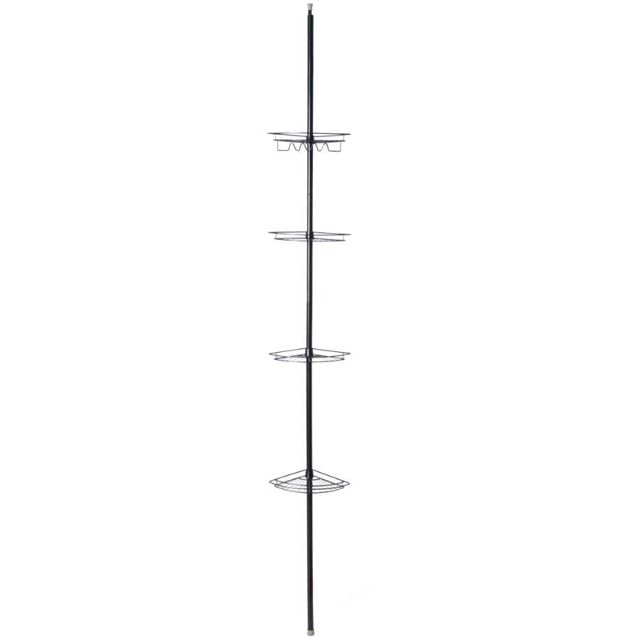 Tension Shower Caddy - Black