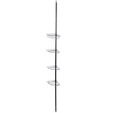 Tension Shower Caddy - Black