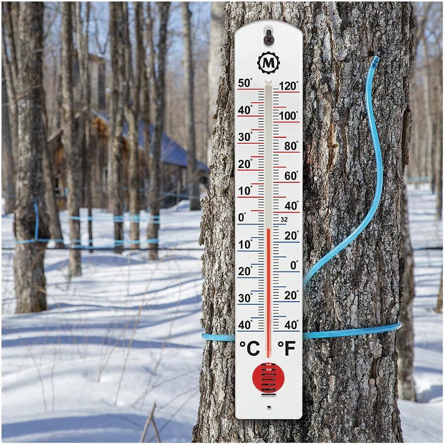 16" Indoor/Outdoor Wall Temperature Thermometer