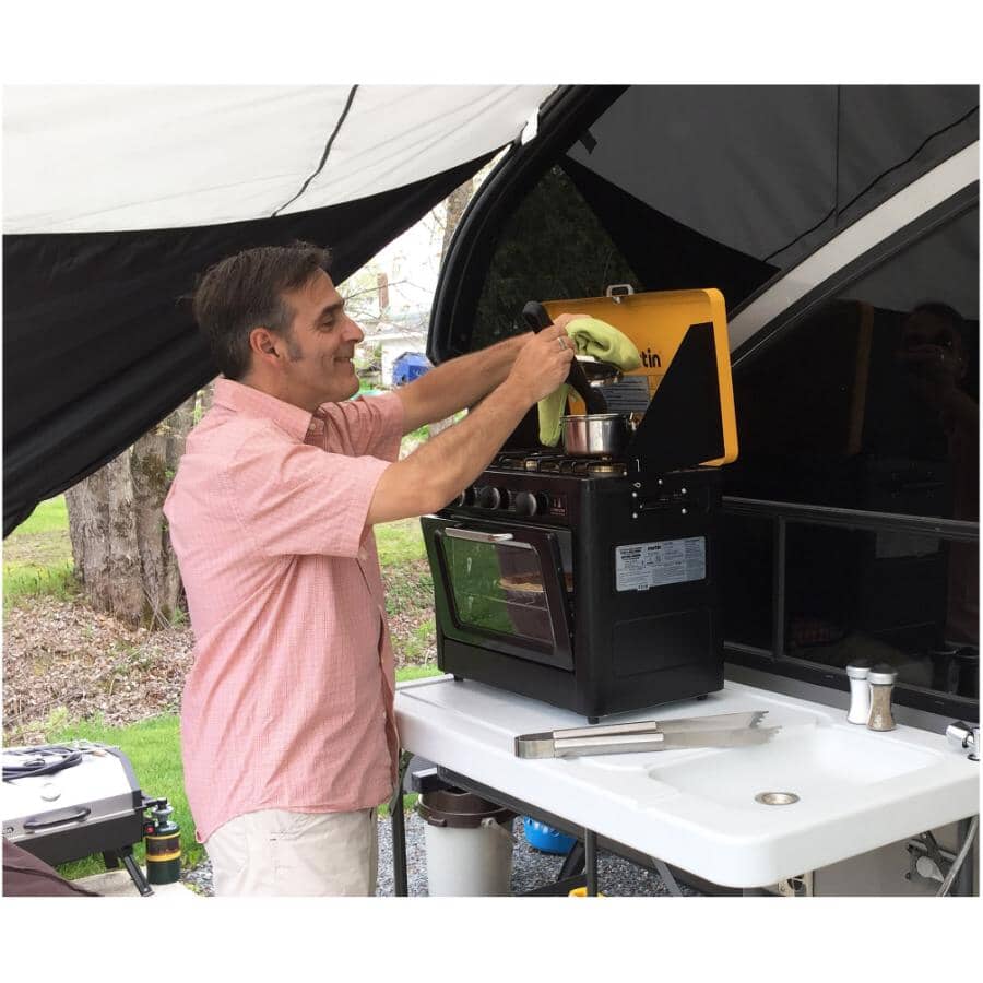 14,600 BTU Propane Oven and Stove Combo