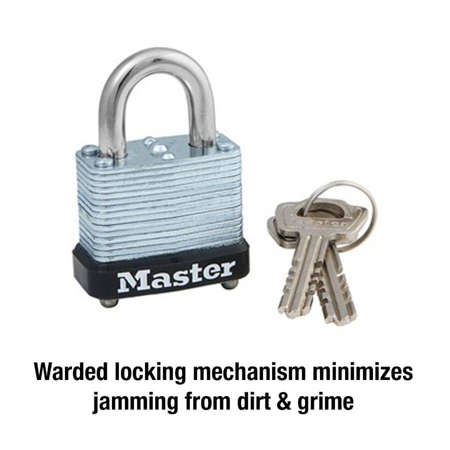 1-1/8" Warded Padlock