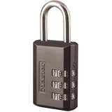 1-3/16" Combination Luggage Padlock