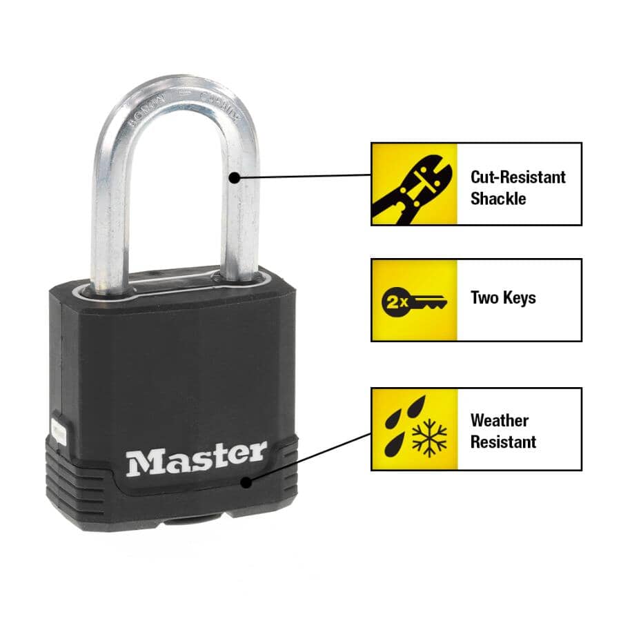 1-3/4" Laminated Padlock, with 1-1/2" Shackle