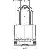 1-3/4" Laminated Padlock, with 1-1/2" Shackle