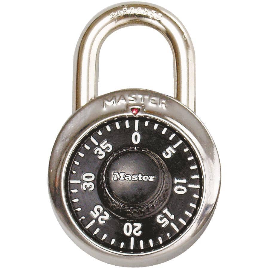 1-7/8" Black Combination Padlock