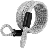1/4" x 6' Vinyl Coated Braided Cable, with Loop Ends