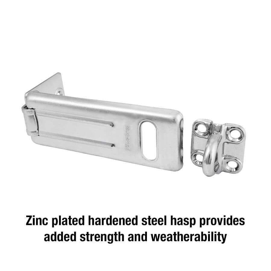 3-1/2" Steel Safety Hinge Hasp
