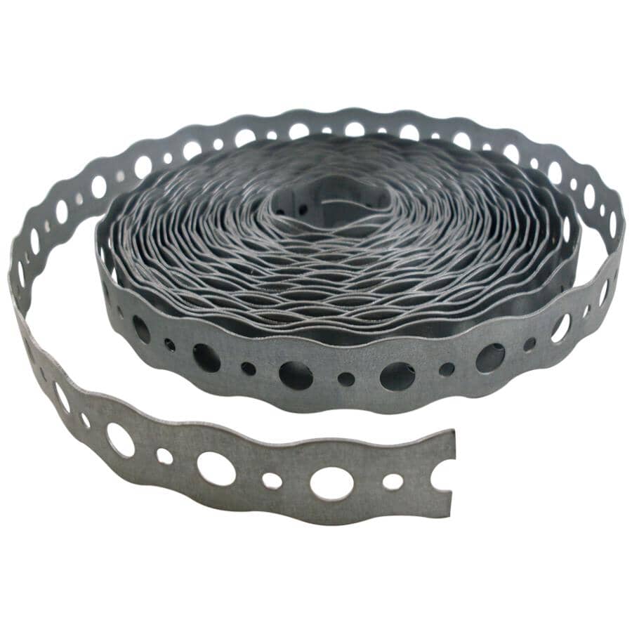 3/4" x 25' Steel Suspension Pipe Strapping - 24 Gauge