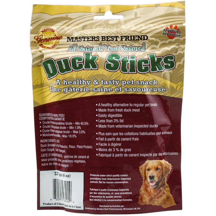 All Natural Duck Stick Dog Treats - 227 g