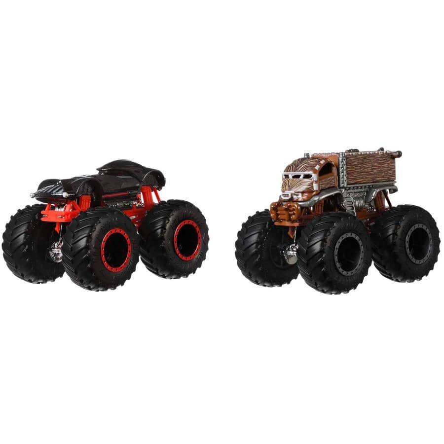 Hot Wheels Monster Truck Rivals Diecast Trucks 1:64 scale - 2 Pack, Assorted Trucks