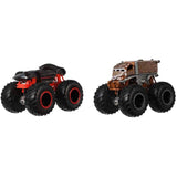 Hot Wheels Monster Truck Rivals Diecast Trucks 1:64 scale - 2 Pack, Assorted Trucks