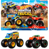Hot Wheels Monster Truck Rivals Diecast Trucks 1:64 scale - 2 Pack, Assorted Trucks