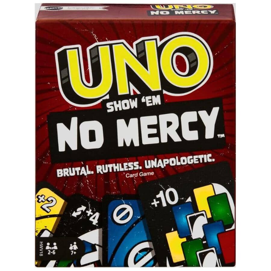 Uno No Mercy Card Game