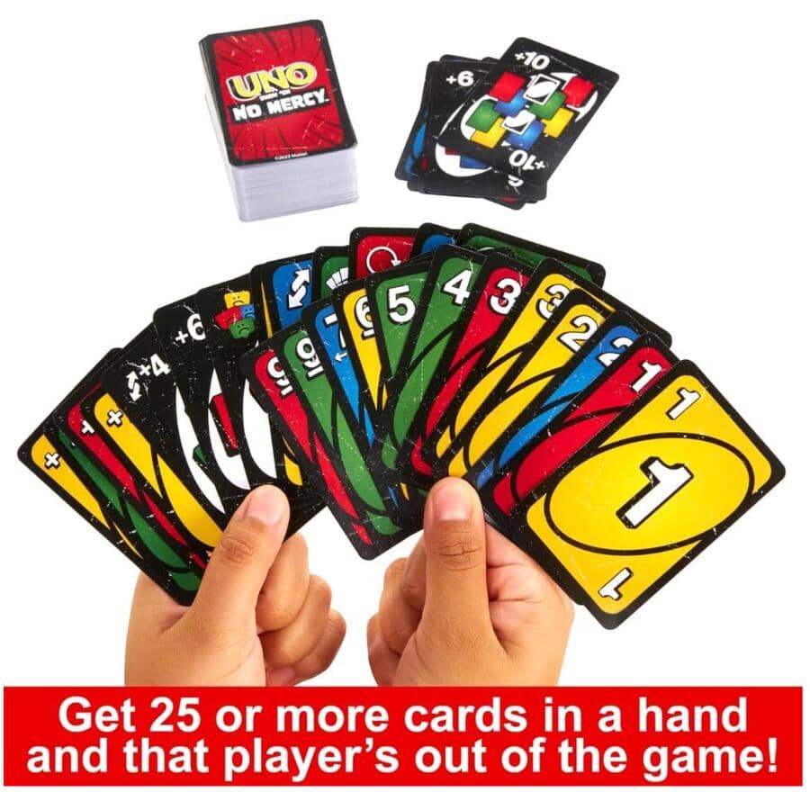 Uno No Mercy Card Game