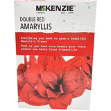 Double Red Amaryllis Kit - with Ceramic Pot