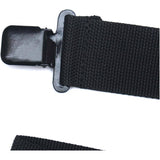 Non-Elastic Black Work Apron Suspenders