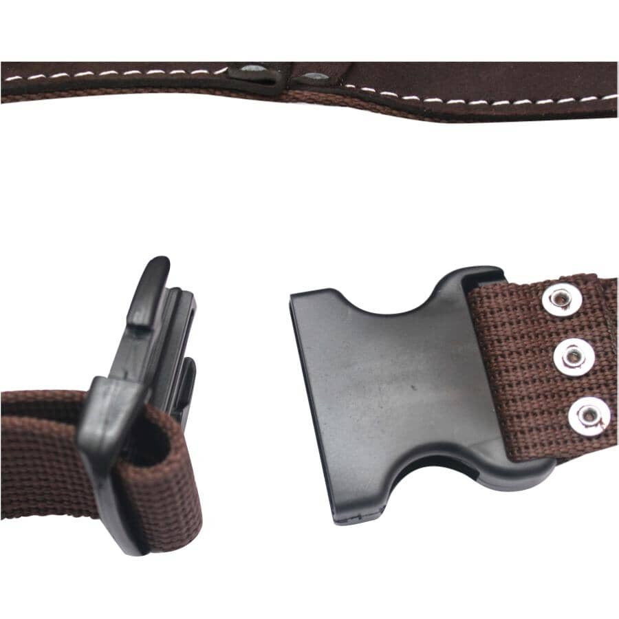 Split Leather Carpenters Waist Apron - 11 Pockets