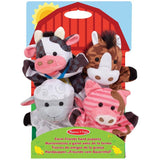 Farm Friends Hand Puppets - 4 Pack