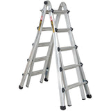 17' 5-in-1 Aluminum Multi-Position Ladder