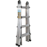 17' 5-in-1 Aluminum Multi-Position Ladder