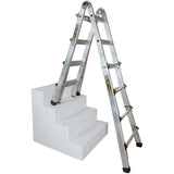 17' 5-in-1 Aluminum Multi-Position Ladder