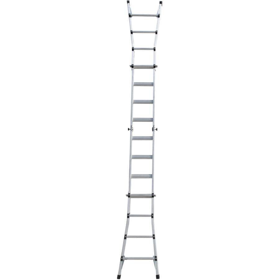17' 5-in-1 Aluminum Multi-Position Ladder