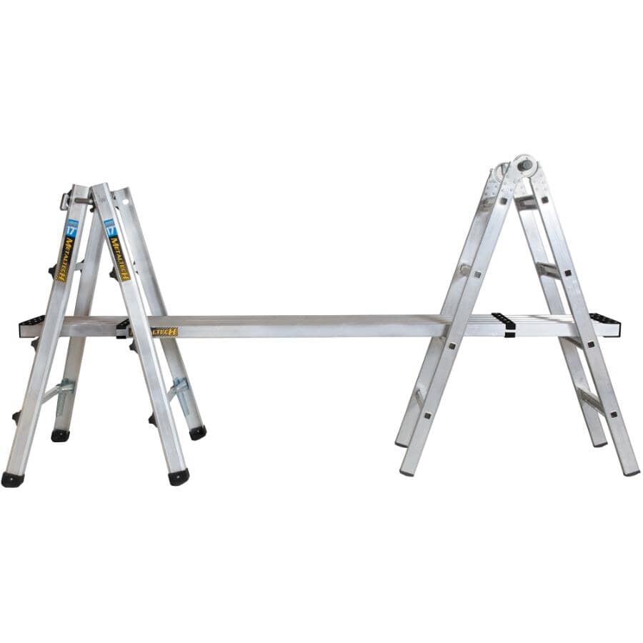 17' 5-in-1 Aluminum Multi-Position Ladder