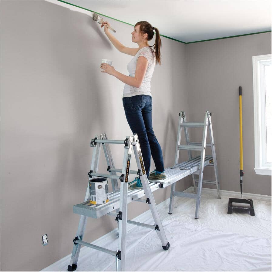 17' 5-in-1 Aluminum Multi-Position Ladder