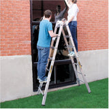 17' 5-in-1 Aluminum Multi-Position Ladder