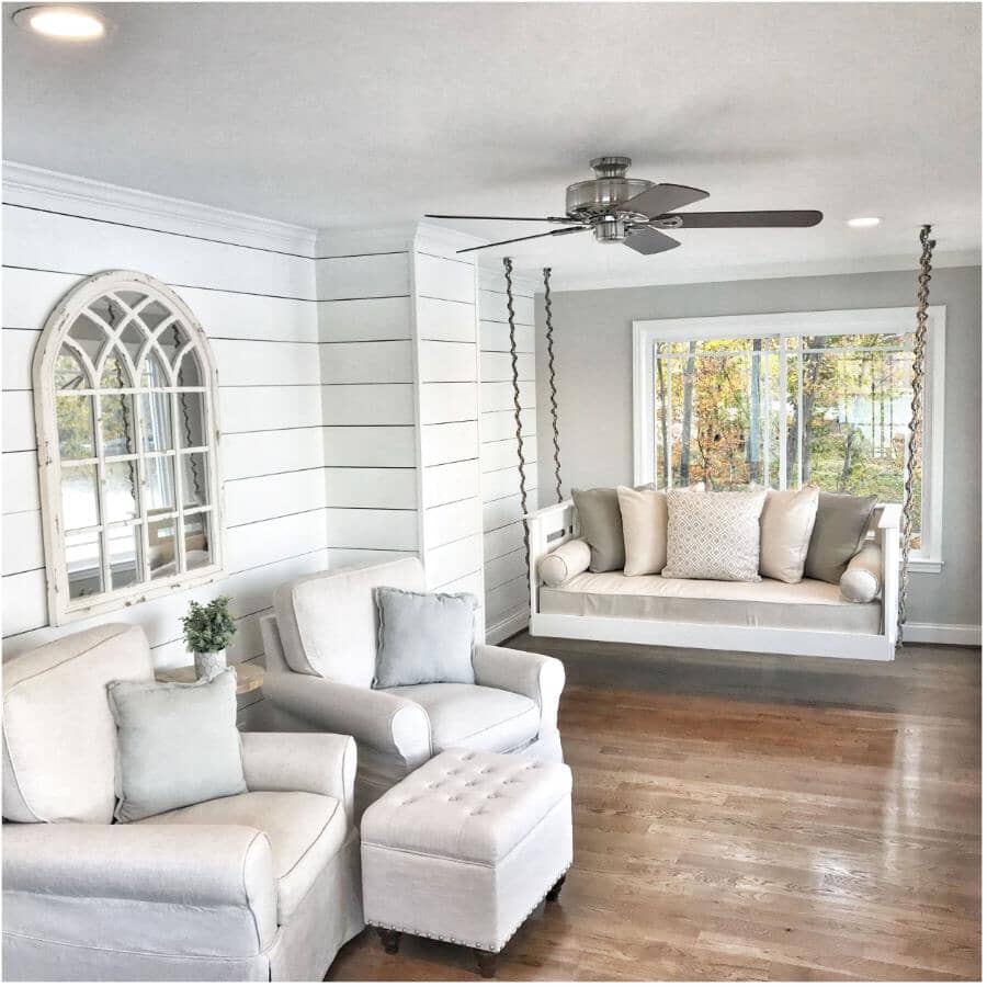 11/16" x 11/16" x 8' Finger Jointed Primed Pine Outside Corner Moulding