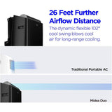 12,000 BTU 3-in-1 Hose in Hose Inverter & Smart Portable Air Conditioner